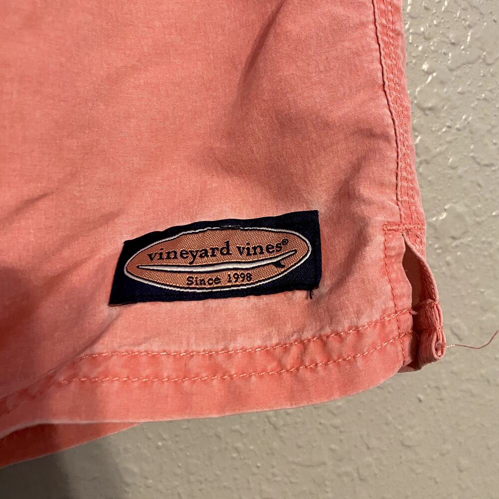 Vineyard Vines Mens XL Light Pink Swim Trunks Draw String Pull On Shorts - Picture 3 of 10